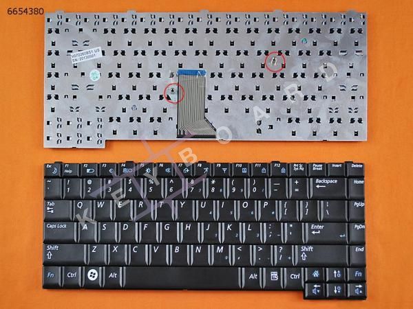 Клавіатура до ноутбука Samsung NP-R408